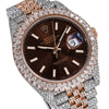 Rolex Datejust Diamond Watch, 126331 41mm, Brown Dial With 22.75 CT Diamonds