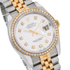 Rolex Datejust Diamond Watch, 116233 36mm, Silver Mother of Pearl Dial With 1.40 CT Diamonds