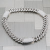 10K White Gold Men's Chocker With 34.26 CT Diamonds