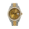 Rolex Datejust Diamond Watch, 126333 41mm, Champagne Diamond Dial With Stainless Steel Jubilee Bracelet