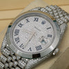 Rolex Datejust Diamond Watch, 126300 41mm, Silver Diamond Dial With Stainless Steel Jubilee Bracelet