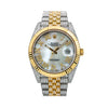 Rolex Datejust Diamond Watch, 126333 41mm, Silver Diamond Dial With Two Tone Bracelet