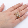 18K Yellow Gold Oval Shaped Ring