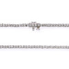 14K White Gold 26" Men's Tennis Chain With 8.75 CT Diamonds