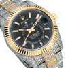 Rolex Sky-Dweller Diamond Watch, 326933 42mm, Black Dial with 21.5CT Diamonds