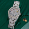 Rolex Datejust Diamond Watch, 116234 36mm, Silver Diamond Dial With Stainless Steel Bracelet