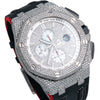 Audemars Piguet Royal Oak Offshore 26170ST Silver Diamond Dial With Leather Bracelet