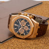 Audemars Piguet 26320OR Royal Oak 41MM Black Chrono Dial With Leather Bracelet