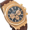 Audemars Piguet 26320OR Royal Oak 41MM Black Chrono Dial With Leather Bracelet