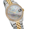 Rolex Datejust Diamond Watch, 68273 31mm, Pink and Green Diamond Dial With Two Tone Bracelet