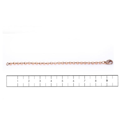 14K Rose Gold Women Bracelet With Small Balls