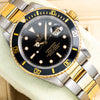 Two Tone Rolex Submariner 16613 40mm Black Dial