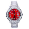 Rolex Datejust II Diamond Watch 116300 41MM Red Diamond Dial With Stainless Steel Oyster Bracelet