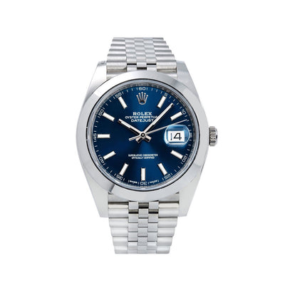 Rolex Datejust 126300 41MM Blue Dial With Stainless Steel Bracelet