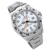 Stainless Steel Rolex Explorer II 216570 42mm White Dial