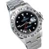 Stainless Steel Rolex Explorer II 16570 40mm Black Dial