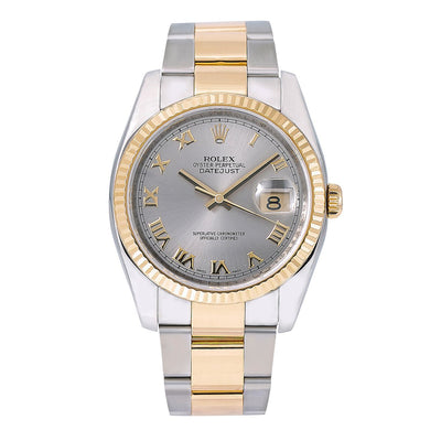 Rolex Datejust 116233 36MM Silver Dial With Two Tone Bracelet