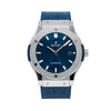 Hublot Classic Fusion Blue 511.NX.7170.LR  45MM Blue Dial With Leather Bracelet