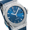 Hublot Classic Fusion Blue 511.NX.7170.LR  45MM Blue Dial With Leather Bracelet