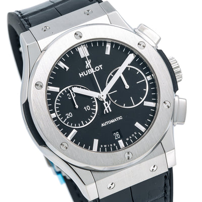 Hublot Classic Fusion Chronograph 521.NO.1181.LR 45mm Black Dial