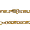 14K Yellow Gold 18" Custom Diamond Chain  With 28.36 CT Diamonds