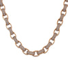 14K Rose Gold 20" Men's Custom Diamond Chain With 48.46 CT Diamonds