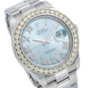 Rolex Datejust II Diamond Watch, 116300 41mm, Blue Diamond Dial With Stainless Steel Bracelet