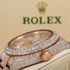 Rolex Sky-Dweller Diamond Watch, 326935 42mm, Rose Gold Diamond Dial With Rose Gold Bracelet