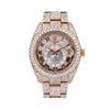 Rolex Sky-Dweller Diamond Watch, 326935 42mm, Rose Gold Diamond Dial With Rose Gold Bracelet