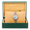 Rolex Lady-Datejust Diamond Watch, 6917 26mm, Blue Diamond Dial With 0.80 CT Diamonds