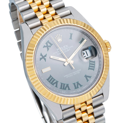 Rolex Datejust 126333 41MM Gray Dial With Two Tone Jubilee Bracelet