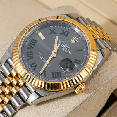 Rolex Datejust 126333 41MM Gray Dial With Two Tone Jubilee Bracelet