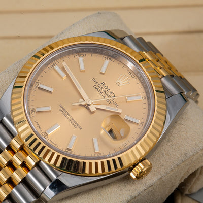 Rolex Datejust 126333 41MM Champagne Dial With Two Tone Bracelet