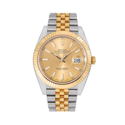 Rolex Datejust 126333 41MM Champagne Dial With Two Tone Bracelet