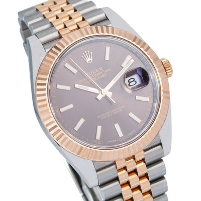 Rolex Datejust II 126331 41MM Brown Dial With Two Tone Jubilee Bracelet