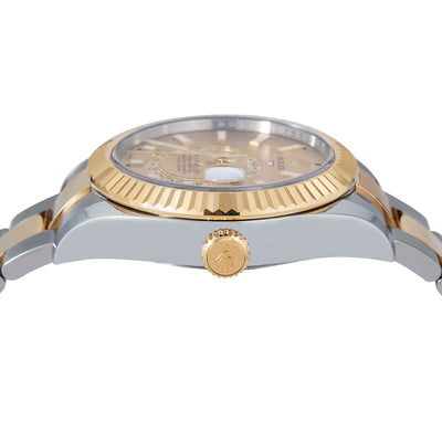 Rolex Sky-Dweller 326933 42MM Champagne Dial With Two Tone Bracelet