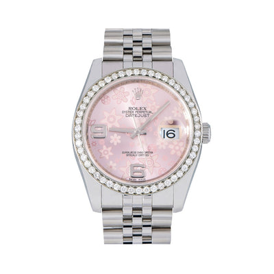 Rolex Datejust 116200 36MM Pink Dial With Stainless Steel Bracelet