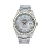 Rolex Datejust II Diamond Watch, 116300 41mm, Silver Diamond Dial With 3.5 CT Diamonds