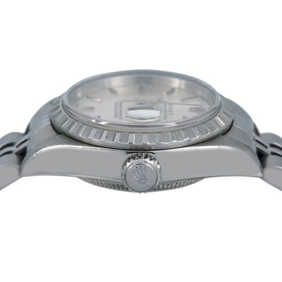 Rolex Oyster Perpetual Lady Date 79240 26MM Silver Dial With Stainless Steel Jubilee Bracelet