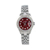 Rolex Lady-Datejust Diamond Watch, 6917 26mm, Red Custom Diamond Dial With 1.3 CT Diamonds