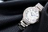 White Gold Cartier Ballon Bleu W69013Z2 42mm White Dial with Roman Numerals