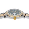 Rolex Datejust Two Tone Diamond Watch, 1601 36mm, Green Dial With 1.20CT Diamond Bezel