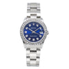 Rolex DateJust Diamond Watch, 68240 31mm, Blue Dial With 1.05CT Diamond Bezel