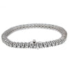 14K White Gold Men's Tennis Bracelet With 12.50 CT Diamonds