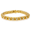 14K Yellow Gold Men's Tennis Bracelet With 9.50 CT Diamonds