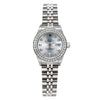 Rolex DateJust Diamond Watch, 69160 26mm, Silver Dial with 0.90CT Diamond Bezel