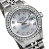 Rolex DateJust Diamond Watch, 69160 26mm, Silver Dial with 0.90CT Diamond Bezel