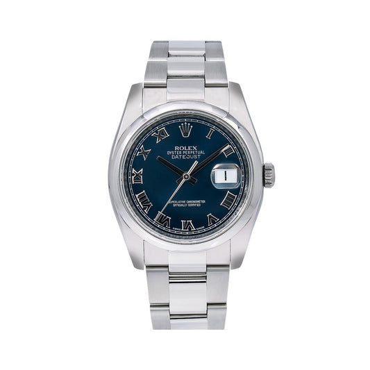 Rolex Datejust 116200 36MM Blue Dial With Stainless Steel Oyster Bracelet