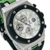 Audemars Piguet Royal Oak Offshore Chronograph 25940SK 40MM White Dial With Rubber Bracelet