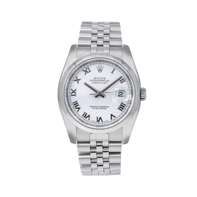 Rolex Datejust 116200 36MM White Dial With Stainless Steel Jubilee Bracelet